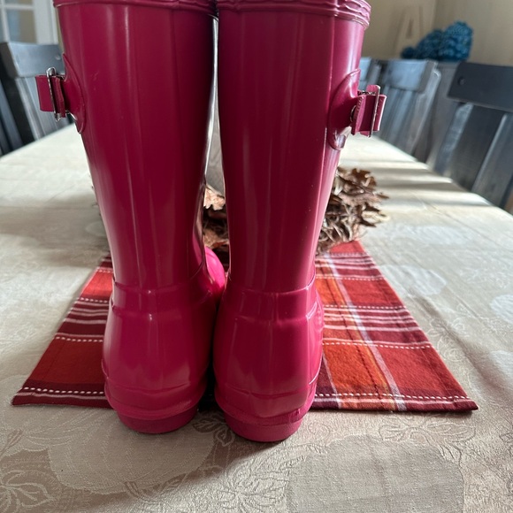Pink Hunter Boots women size 5 - Picture 4 of 6